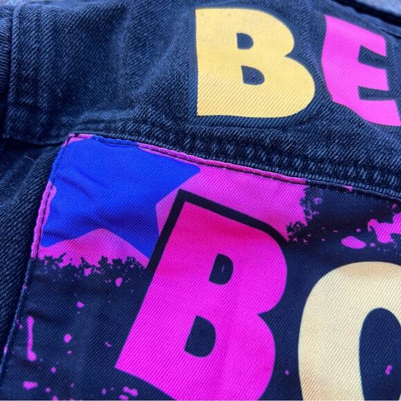 Betty Boop Black Trucker Jean Jacket XS - Picture 4 of 8